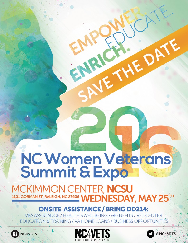 NC Women Veterans Summit and Expo @ McKimmon Center, NCSU | Raleigh | North Carolina | United States